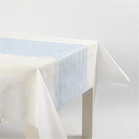 Creativ Company table runner mesh light blue 10 meters decoration
