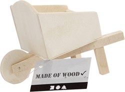 Creativ Company wooden toy wheelbarrow mini multicolour 11cm