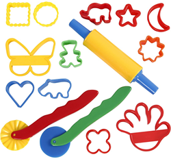 Creativ Company clay tool set for Foam and Silk Clay 15 pieces