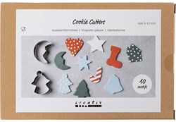 Creativ Company Christmas cookie cutters stainless steel set 10 pieces
