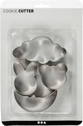 Creativ Company cookie cutter set - shapes for dough and clay 10 cm