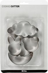 Creativ Company cookie cutter set - shapes for dough and clay 10 cm