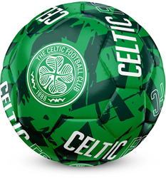 Team Merchandise football Celtic graffiti design size 5 green