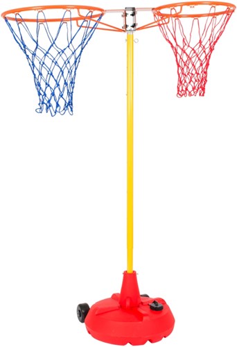 Spordas basketball hoop set Back-To-Back Goals for Big Red Base-3