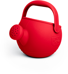 Bigjigs silicone watering can - Cherry Red - sustainable outdoor toy