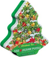 Eurographics Christmas puzzle Christmas Tree Tin - 550 pieces festive fun-2