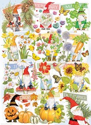 Cobble Hill jigsaw puzzle A Happy Gnome Life - 1000 piece puzzle fun