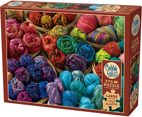 Cobble Hill jigsaw puzzle A Yen for Yarn - 275 pieces of fun-2