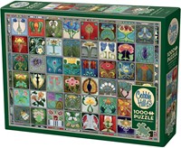 Cobble Hill jigsaw puzzle Art Nouveau tiles - 1000 pieces puzzle fun-2