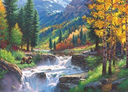 Cobble Hill jigsaw puzzle Bear Falls - 500 pieces of puzzle fun