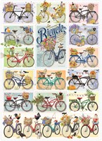 Cobble Hill jigsaw puzzle bicycles - 1000 pieces puzzle adults