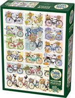 Cobble Hill jigsaw puzzle bicycles - 1000 pieces puzzle adults-2