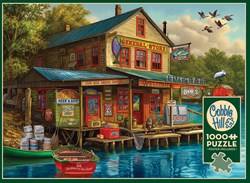 Cobble Hill jigsaw puzzle Bob's Beer & Bait - 1000 pieces of fun