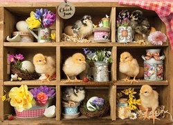 Cobble Hill jigsaw puzzle Chick Inn 1000 pieces animal theme