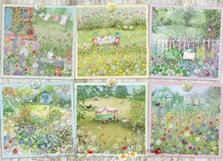 Cobble Hill jigsaw puzzle Cottage Gardens - 1000 pieces nature puzzle