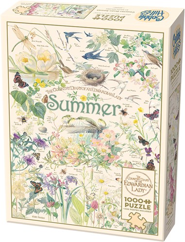 Cobble Hill jigsaw puzzle summer Country Diary 1000 pieces puzzle fun-2