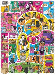 Cobble Hill jigsaw puzzle Doodlecats - 1000 pieces cat puzzle