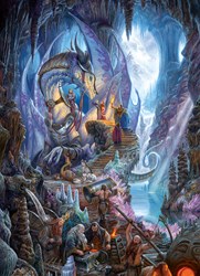 Cobble Hill jigsaw puzzle Dragon Forge - 1000 pieces fantasy puzzle