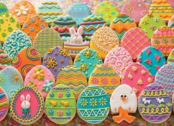 Cobble Hill jigsaw puzzle Easter eggs - 1000 piece puzzle for adults