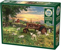 Cobble Hill jigsaw puzzle Field at Sunrise - 1000 piece scenic puzzle-2