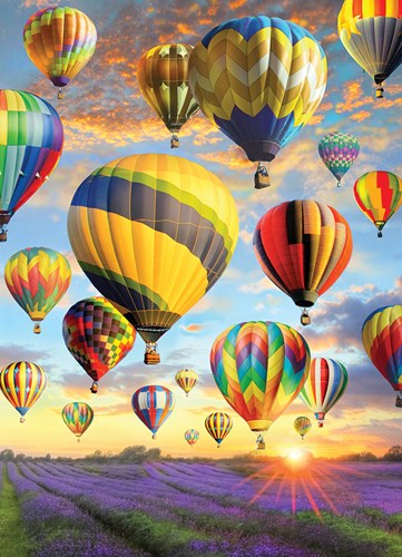 Cobble Hill jigsaw puzzle 1000 pieces - Hot Air Balloons puzzle
