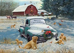 Cobble Hill Christmas puzzle 1000 pieces - Merry Christmas jigsaw