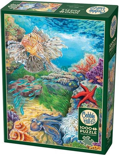 Cobble Hill ocean life puzzle - jigsaw 1000 pieces cardboard-2