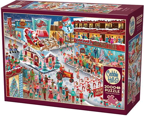 Cobble Hill Christmas jigsaw puzzle Santa's Parade - 2000 piece puzzle-2