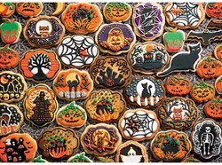 Cobble Hill family puzzle Halloween Cookies 350 pieces cardboard