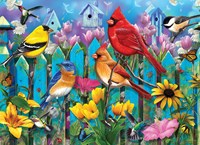 Cobble Hill animal jigsaw puzzle - XXL pieces - 500 pcs - On the Fence