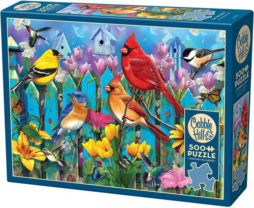 Cobble Hill animal jigsaw puzzle - XXL pieces - 500 pcs - On the Fence-2
