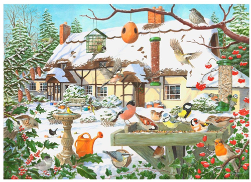 House of Puzzles jigsaw puzzle Cold Buffet 500 XL pieces cardboard