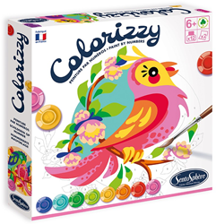 SentoSphère Colorizzy Schilder op Nummer Parkieten
