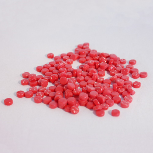 Colourful Mosaics playset recycled glass dots red 100 grams
