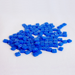 Colourful Mosaics mosaic tiles blue recycled glass 100 grams