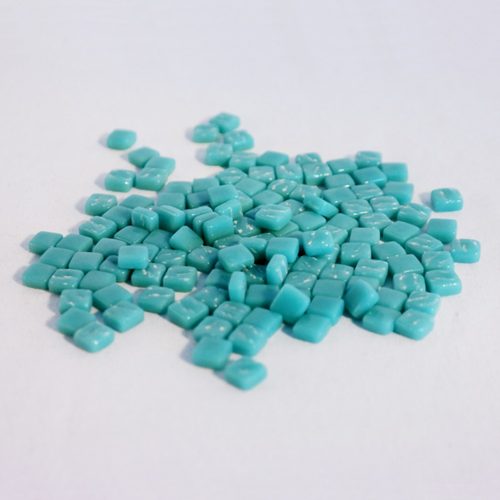 Colourful Mosaics mosaic tiles turquoise glass 100 grams decoration