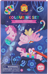 Tiger Tribe colouring set - magical creatures creative craft box