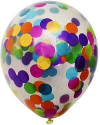 Globos confetti balloons party decoration 3 pieces in bag