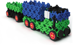 Trefl wooden toy train truck with trailer FSC Mix 70%