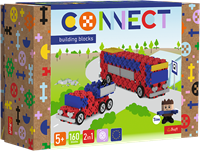Trefl building blocks Connect M Bus Pick-up FSC Mix 70% toy