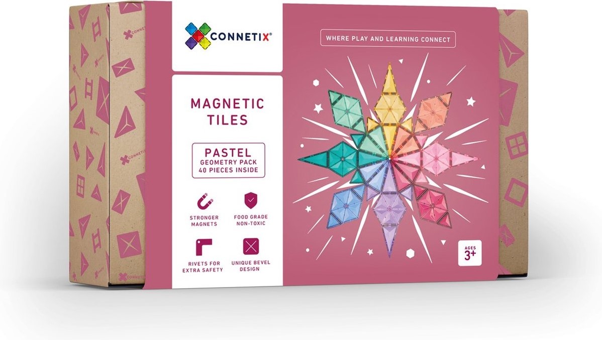 Geometric shop magnetic tiles