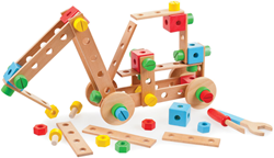 Tidlo wooden construction set creative building toy 91 pieces kids