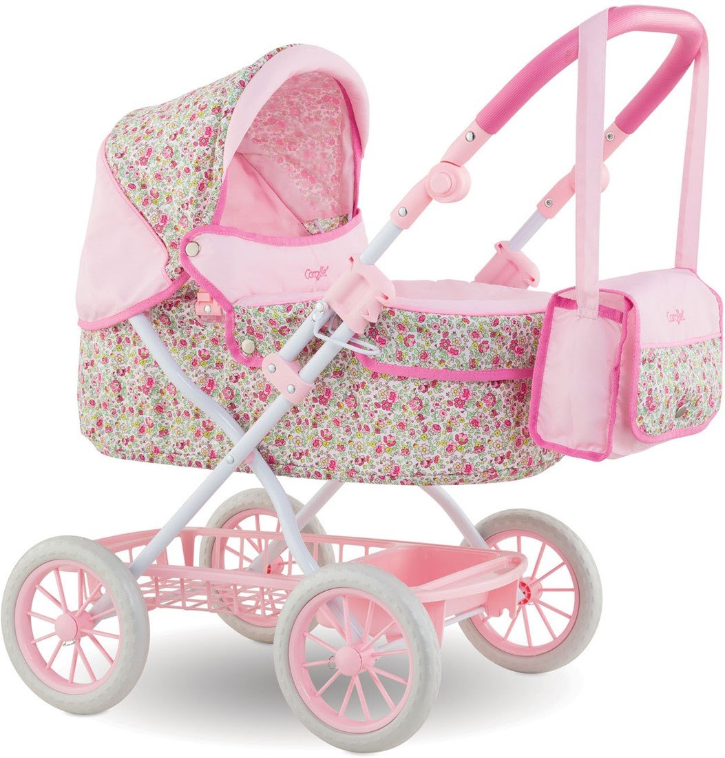 Corolle Mon Grand Poupon doll trolley Floral baby doll 36 42 52 cm