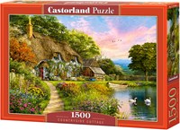 Castorland puzzle Countryside Cottage - 1500 pieces - jigsaw-2