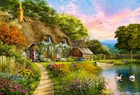 Castorland puzzle Countryside Cottage - 1500 pieces - jigsaw