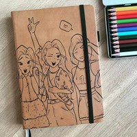 MUS Creatief bullet journal brown - Creachick A5 notebook-3