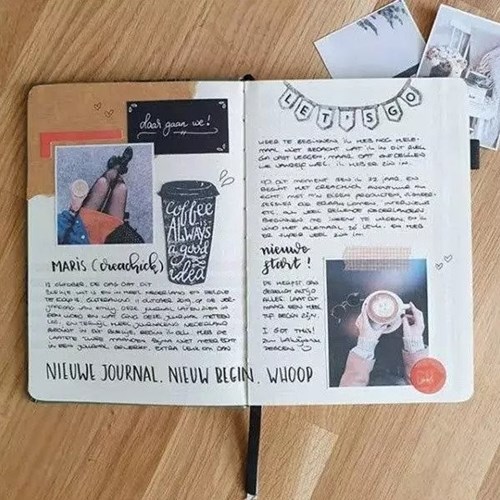 MUS Creatief bullet journal brown - Creachick A5 notebook-2