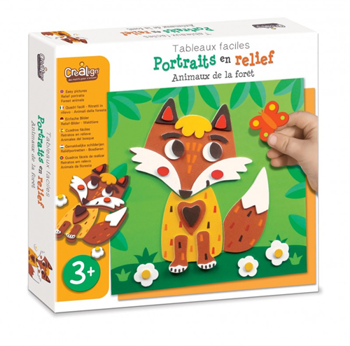 Crealign 3D Art Forest Animals craft set - creative toy