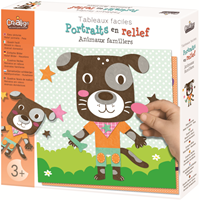 Crealign 3D craft set pets - relief painting foam