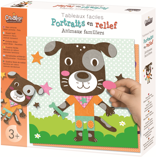 Crealign 3D craft set pets - relief painting foam